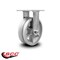 Service Caster 6 Inch V Groove Semi Steel Wheel Rigid Caster with Roller Bearing SCC-30R620-VGR - alternate 3
